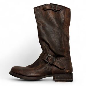 Frye Dark Brown Leather Boots